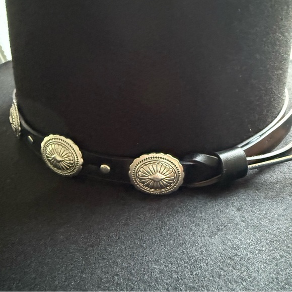 San Diego Hat Company Black Hat with Silver Details - Picture 3 of 9